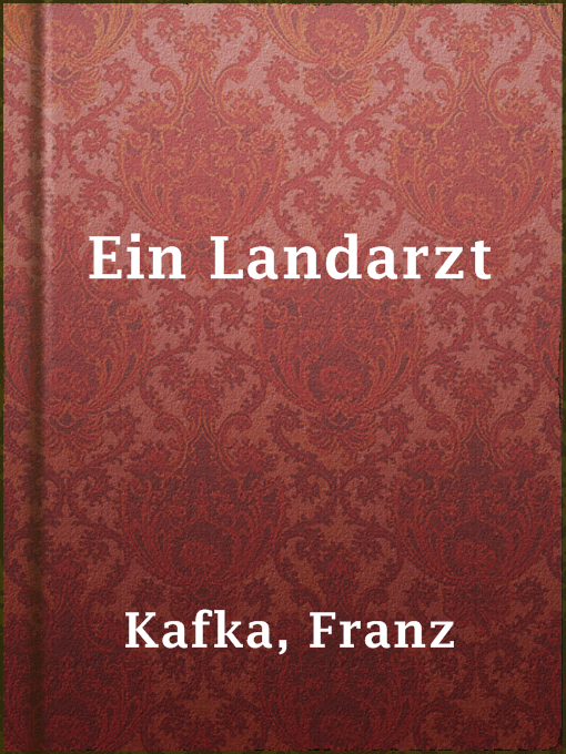 Title details for Ein Landarzt by Franz Kafka - Available